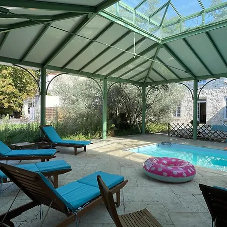 Maison d'hôtes CHÂTEAU SPA Art Déco en B&B MASTER SUITE ET-OU GîTE CONFORT INDÉPENDANT-Parc Naturel du VEXIN-GIVERNY À 3Mn-PISCINE Extérieure Chauffée en Saison-PING PONG-AIRE ENFANTS-Parc 3Ha-OPTIONS-DÎNER-BILLARD-JACUZZI-SAUNA-HAMMAM-MASSAGE-Coaching-Yoga-Fitness Sainte-Genevieve-les-Gasny