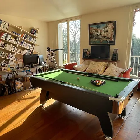 Πανσιόν Villa Spa Art Deco Perret En B&B Master Suite Et-Ou Gite Normand Tout Confort-Parc Naturel Du Vexin-A 3Mn Giverny-Piscine Exterieure Chauffee En Saison-Pingpong-Aire Enfants-Parc 3Ha-Options-Diner-Billard-Jacuzzi-Sauna-Hammam-Massage-Coaching-Yoga-Fi Sainte-Genevieve-les-Gasny