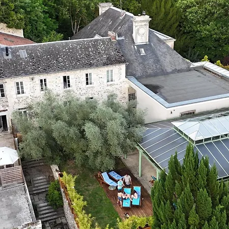 CHÂTEAU SPA Art Déco en B&B MASTER SUITE ET-OU GîTE CONFORT INDÉPENDANT-Parc Naturel du VEXIN-GIVERNY À 3Mn-PISCINE Extérieure Chauffée en Saison-PING PONG-AIRE ENFANTS-Parc 3Ha-OPTIONS-DÎNER-BILLARD-JACUZZI-SAUNA-HAMMAM-MASSAGE-Coaching-Yoga-Fitness
