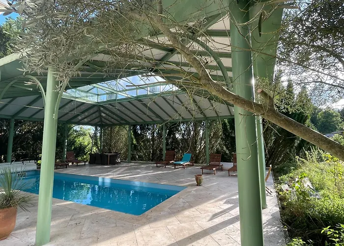 CHÂTEAU SPA ART DÉCO en B&B MASTER SUITE ET-OU GîTE CONFORT INDÉPENDANT-Parc Naturel du VEXIN-À 3Mn GIVERNY-PISCINE EXTÉRIEURE CHAUFFÉE en Saison-PING PONG-AIRE ENFANTS-Parc 3Ha-OPTIONS-DÎNER-BILLARD-JACUZZI-SAUNA-HAMMAM-MASSAGE-Coaching-FITNESS-Yoga 4*